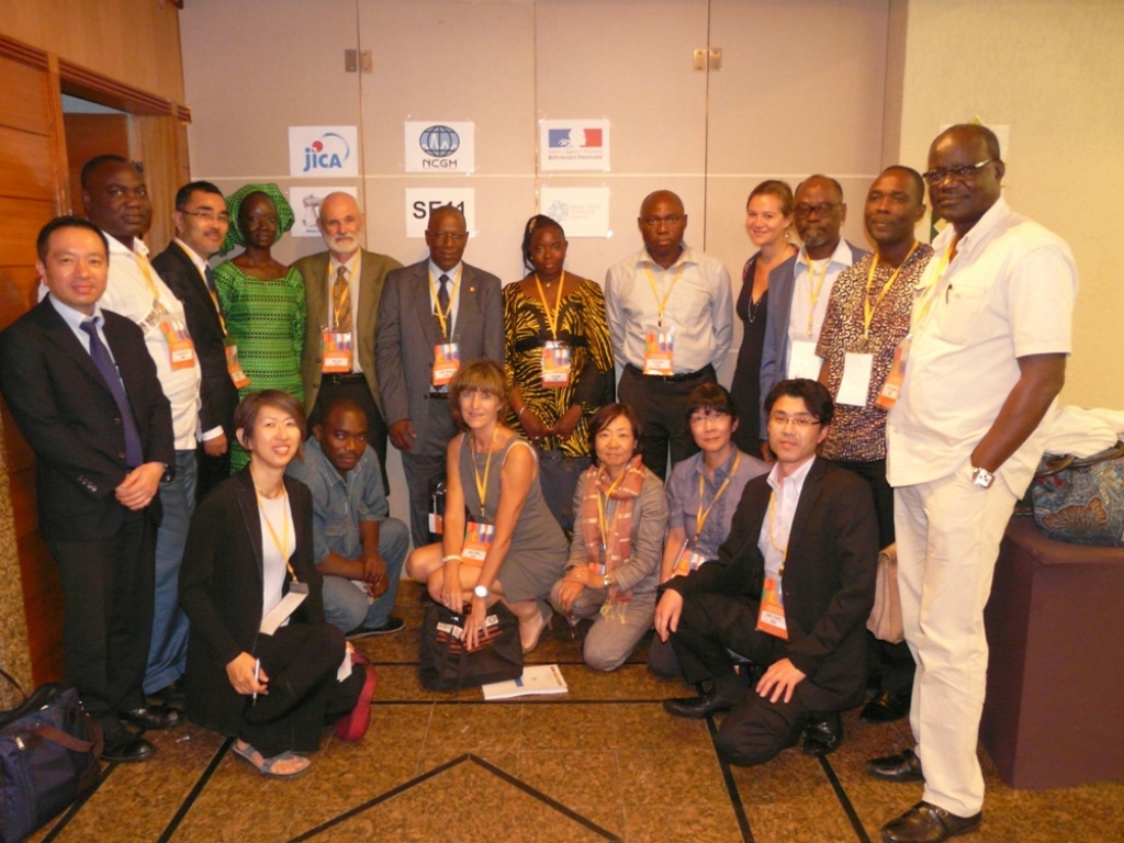 equipe francophone avec la delegation du Bénin et l'APEFE au Brésil